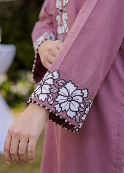 Zinnia Pink Embellished Straight Cut Kurta Online in Dubai DXB UAE Abudhabi Meena Bazaar