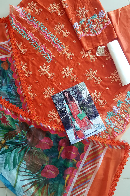 orange salwar suit online in dubai uae