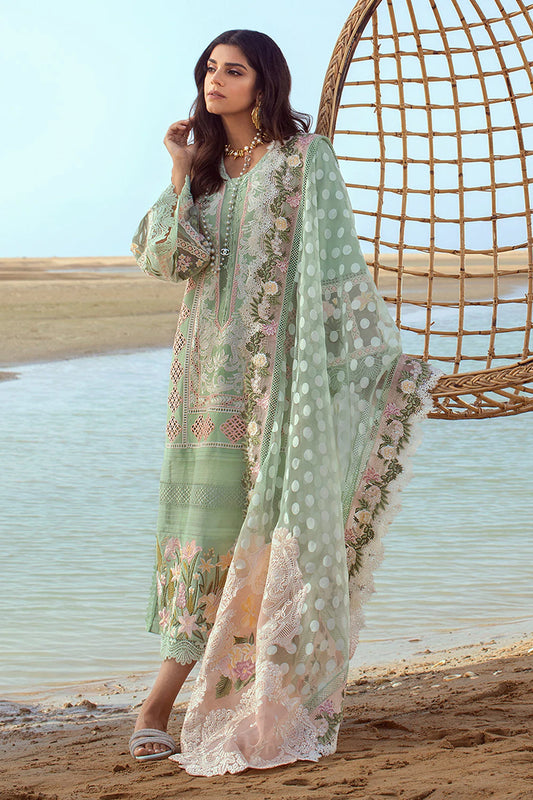Seafoam Chikankari Lawn Suit
