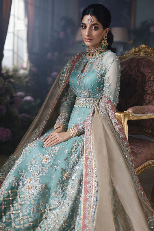 turquoise anarkali online in saudi arabia riyadh
