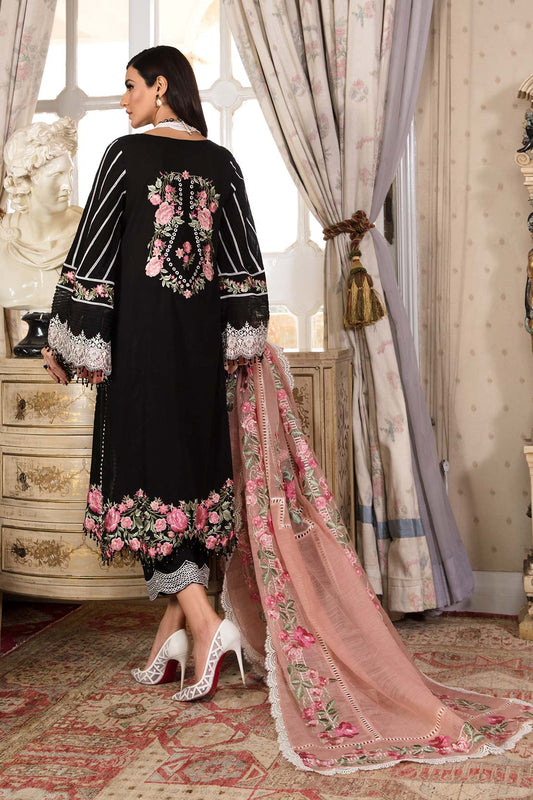 Black Chikankari Lawn Suit