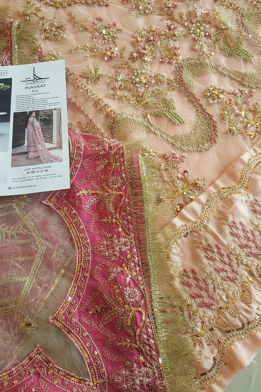Flamingo Pink Hand Embellished Suit