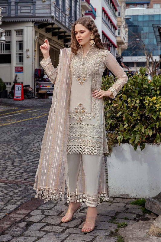 Readymade Chikankari Organza Pret