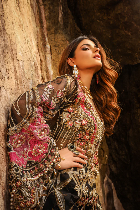 black wedding salwar in dubai