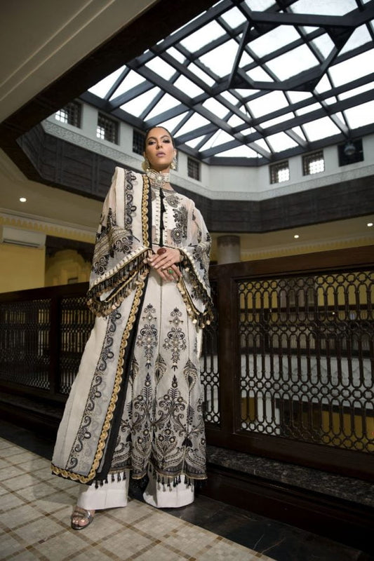 Original DAINTY IVORY ITTEHAD suit in dubai salwar mahal