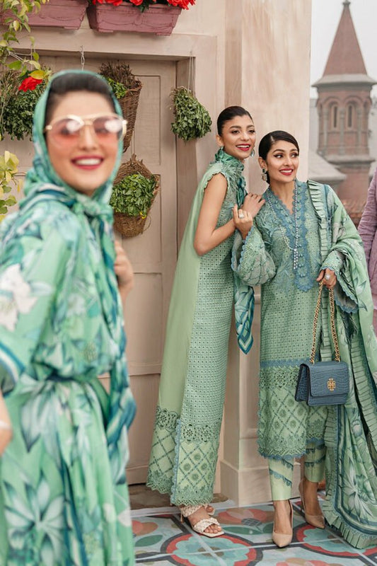 Mint Green Chikankari Lawn Suit