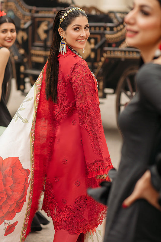 red chikankari suits online in uae