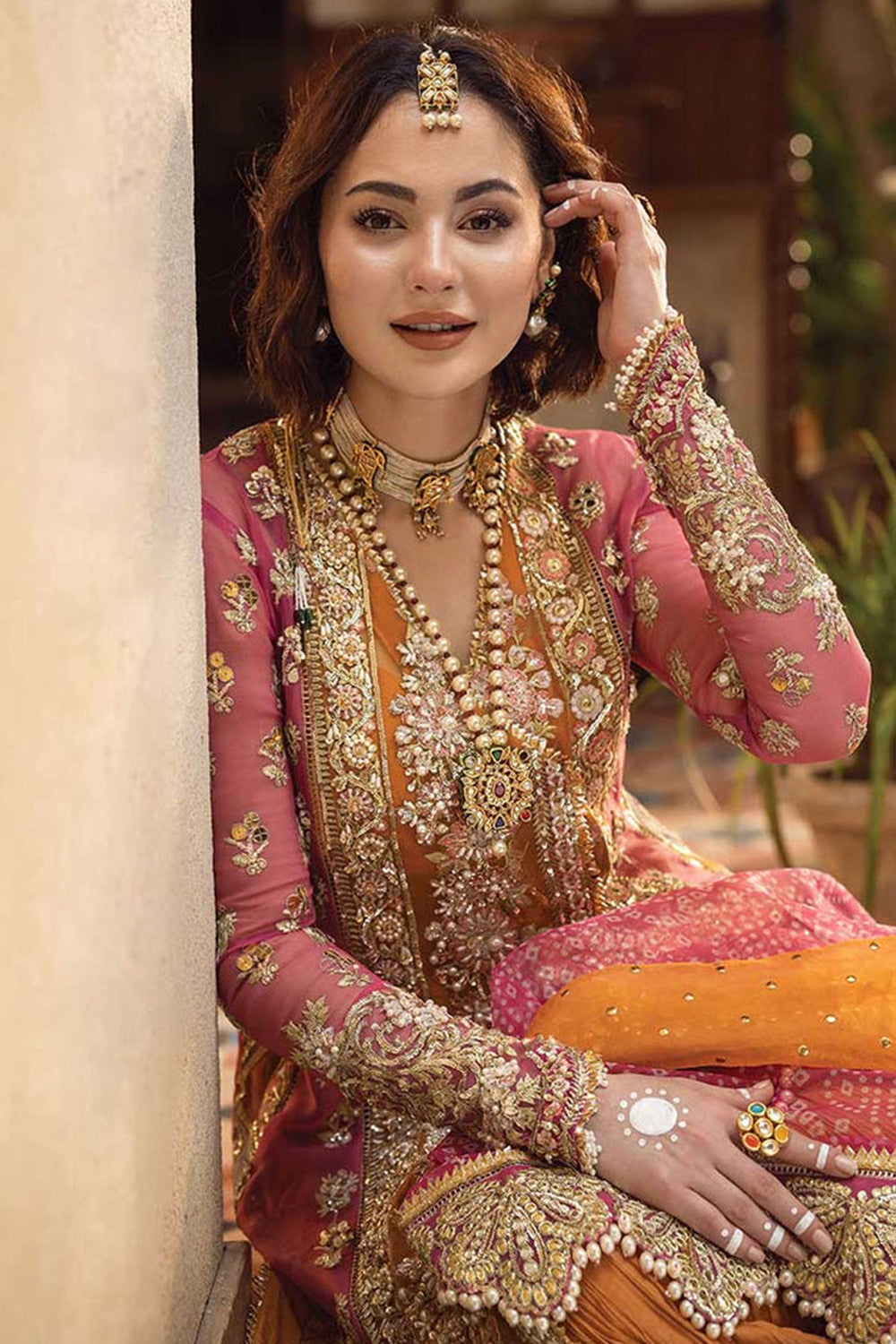 Bridal Mehndi Dress – Amna Ajmal