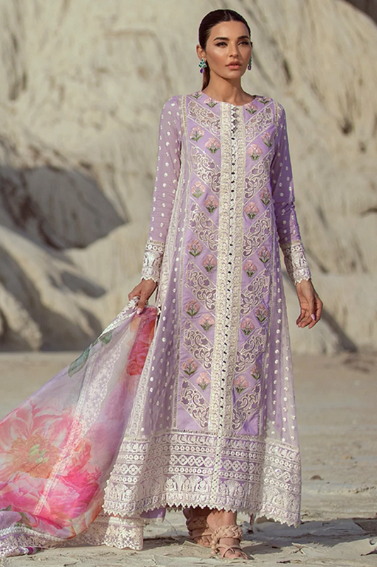 light purple salwar suit combination