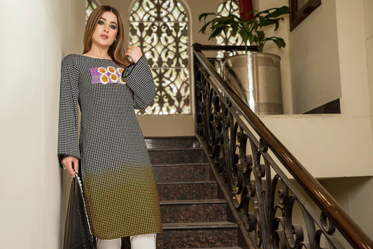 Readymade Hand Embroidered Cotton Pret