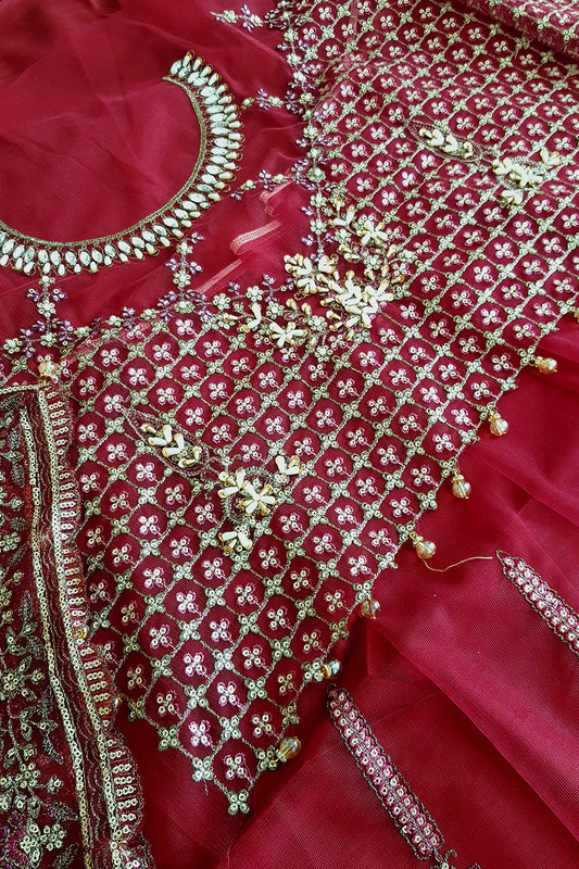 net bridal anarkali lehenga choli in dubai uae