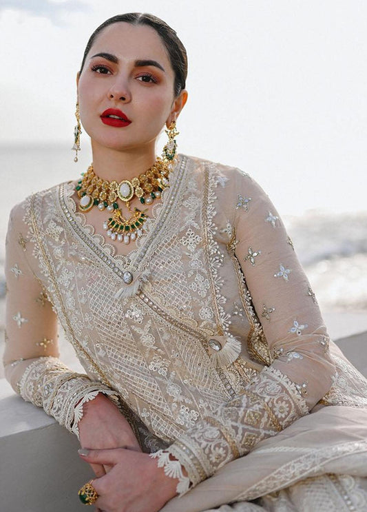 Skin Gold Embroidered Lawn Suit