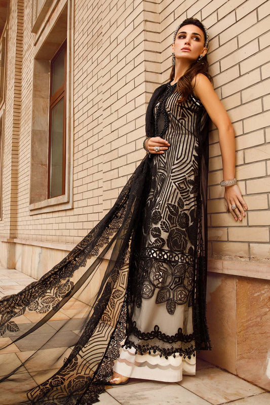 Black Rose Embroidered Suit
