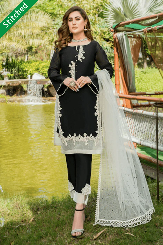 Black shalwar kameez clearance female