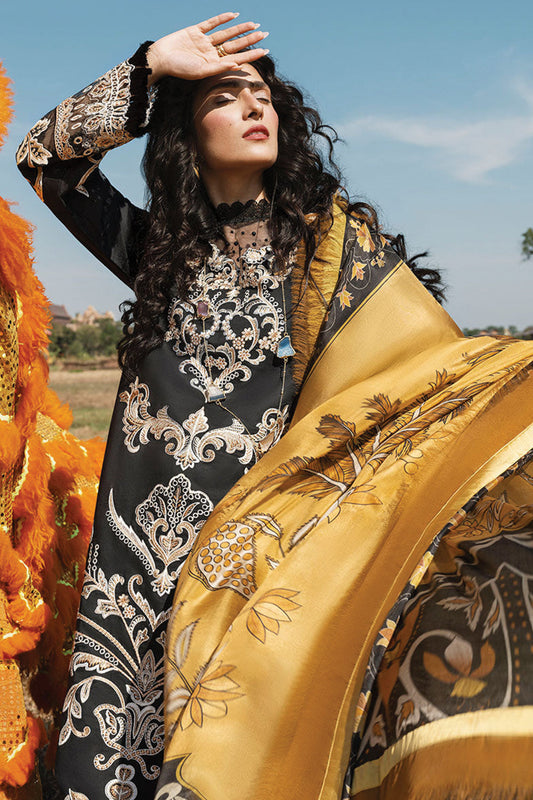 Black Chikankari Lawn Suit