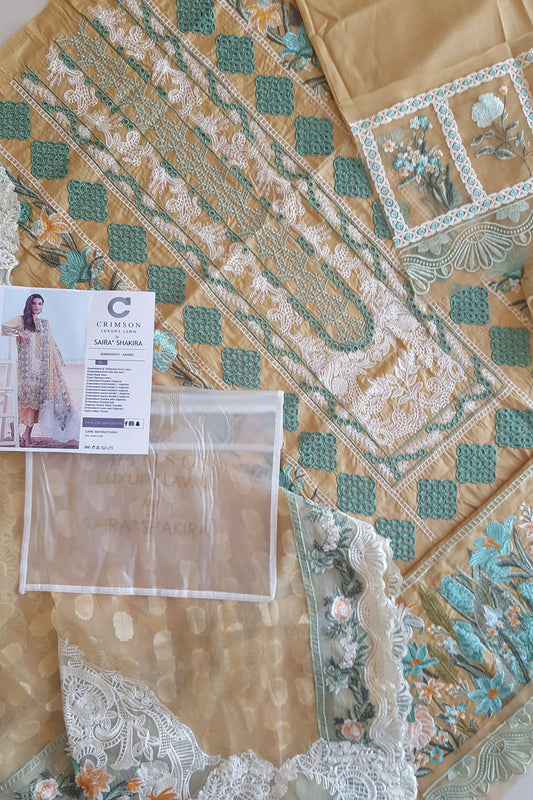 Amber Chikankari Lawn Suit