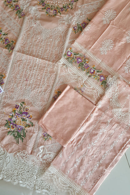 Pale Pink Chikankari Lawn Suit