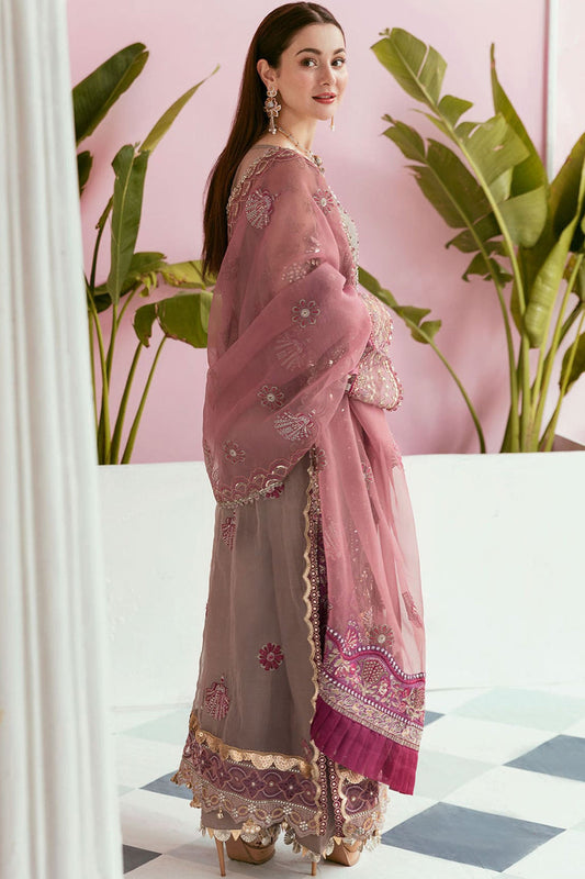 Warm Gray Handmade Organza Suit