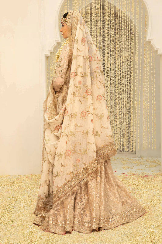 Handmade Ivory Gold Gharara
