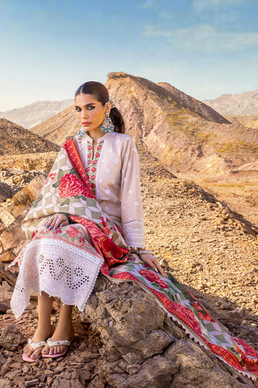 Dusky Pink Chikankari Lawn Suit