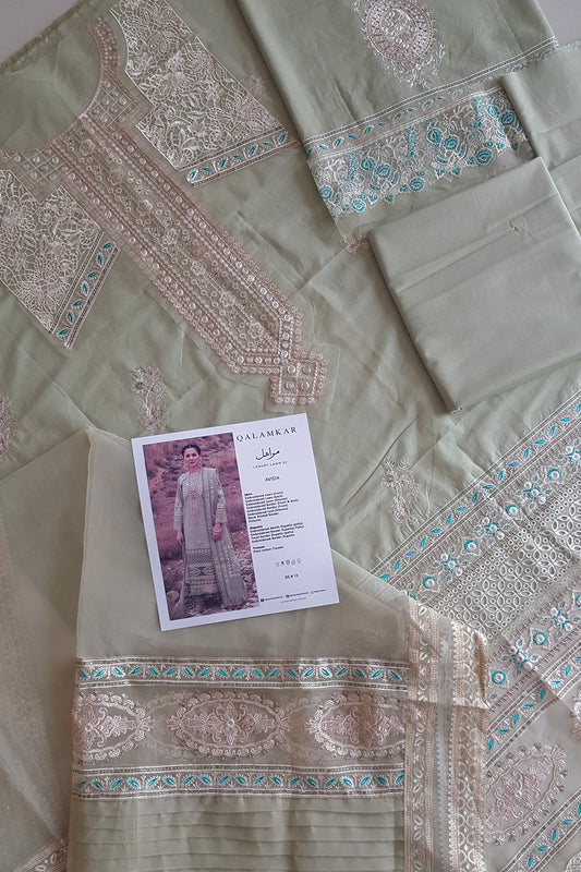 Mint Green Chikankari Lawn Suit