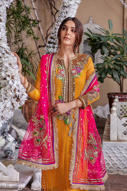 Readymade Hand Embroidered Chiffon Suit