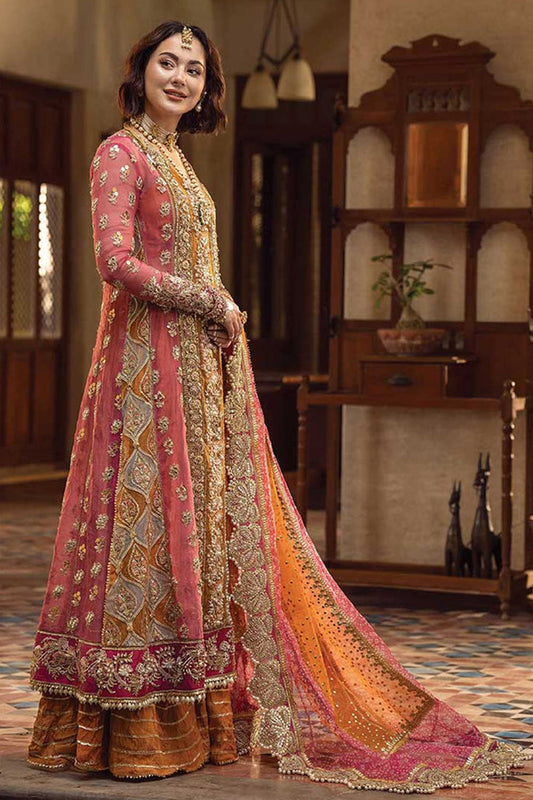 Mehndi Handmade Organza Suit