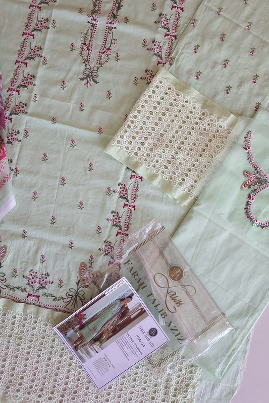 Mint Embroidered Lawn Suit