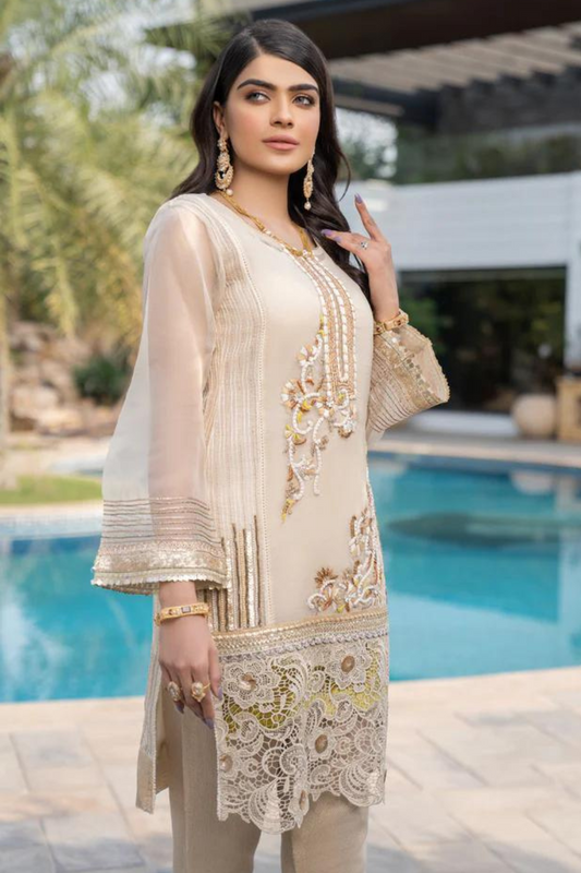 Readymade Embroidered Cotton Pret