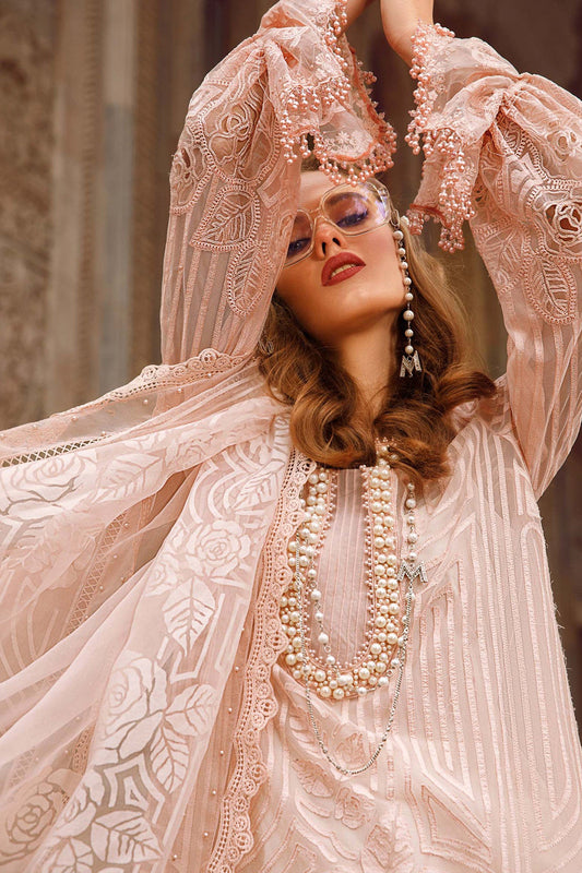 Blush Rose Embroidered Suit