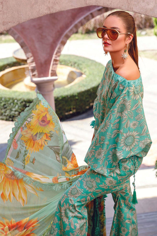 Floral Printed Lawn Suit