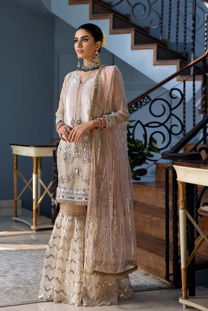 Buy Designer Aashirwad Zari Wedding Wear 3Pcs Readymade Suit Latest  Collection - Eclothing