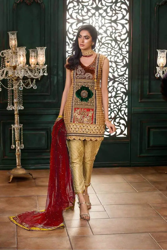 ready made churidar with red dupatta in dubai uae