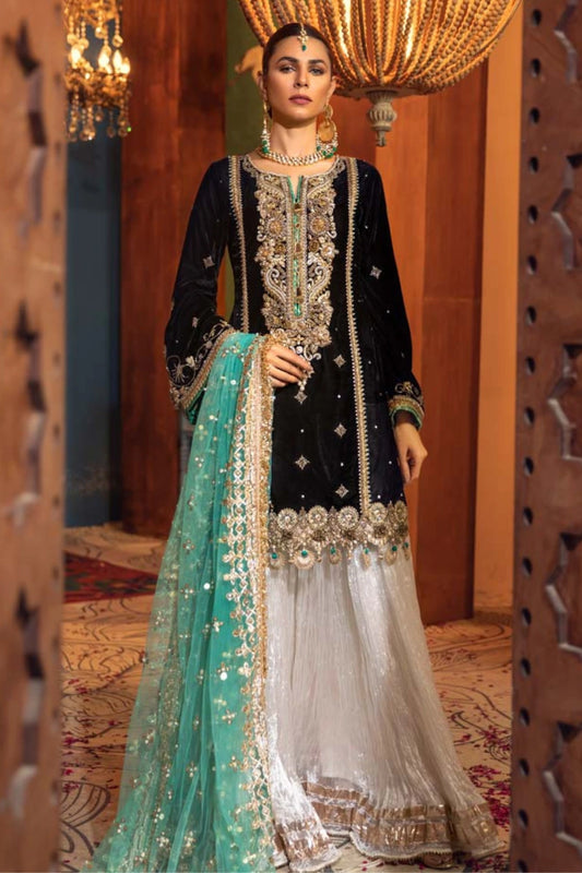 Readymade Pure Crinkle Chiffon Sharara