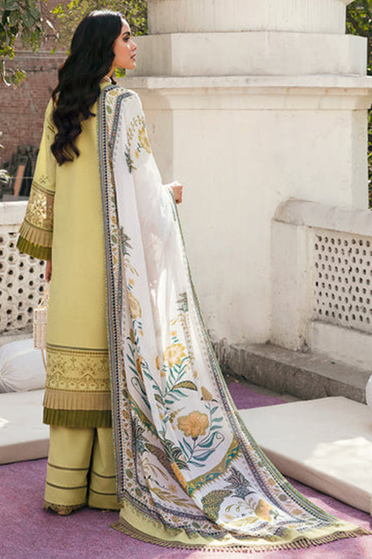 Sage Green Embroidered Lawn Suit
