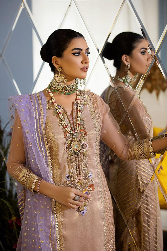 Hand Embroidered Pure Maysuri Suit