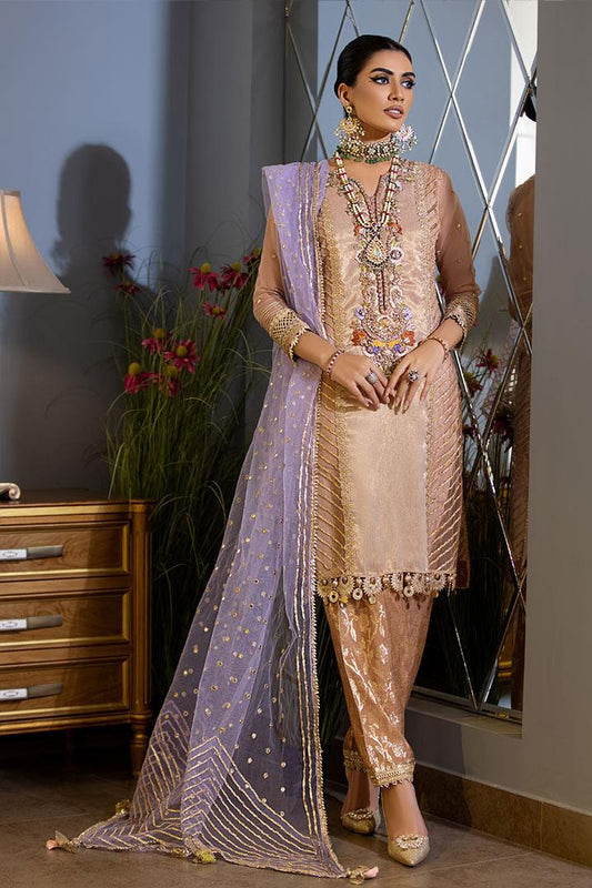 Hand Embroidered Pure Maysuri Suit