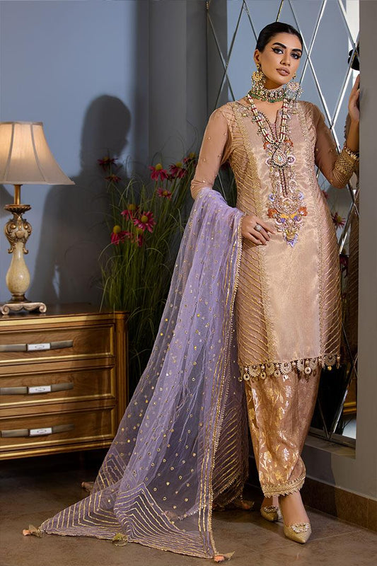 Hand Embroidered Pure Maysuri Suit
