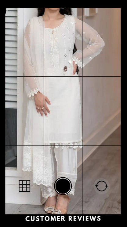 verified reviews salwar mahal white suit