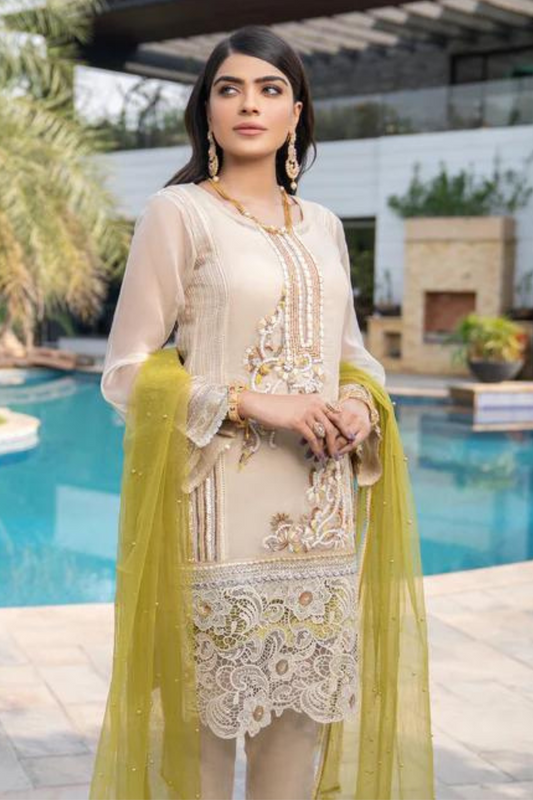Readymade Embroidered Cotton Pret