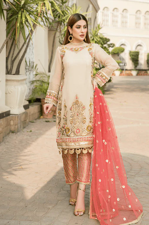salmon pink luxury pret readymade salwar in sri lanka india