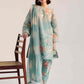 Sky Blue Embroidered Lawn Suit