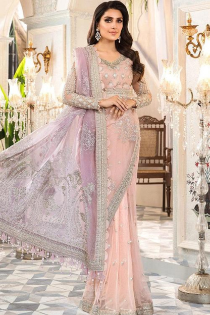 soft net wedding saree in dubai
