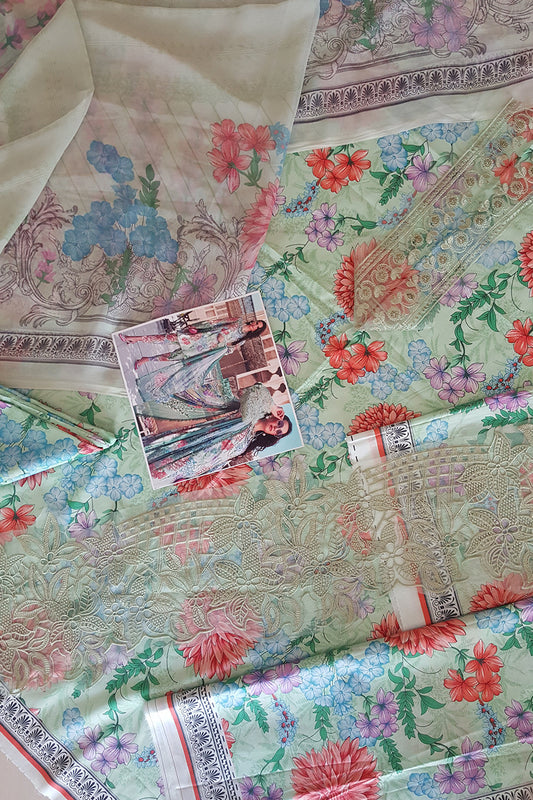 Floral Printed Lawn Suit