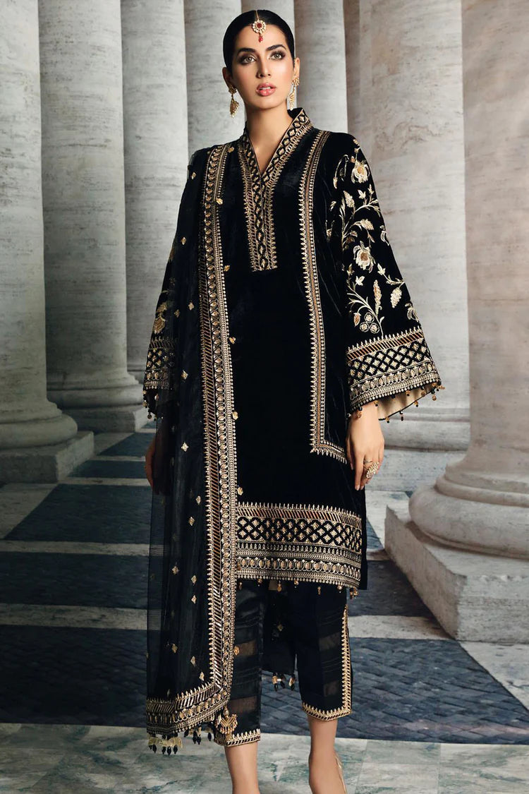 black velvet salwar suit design in dubai