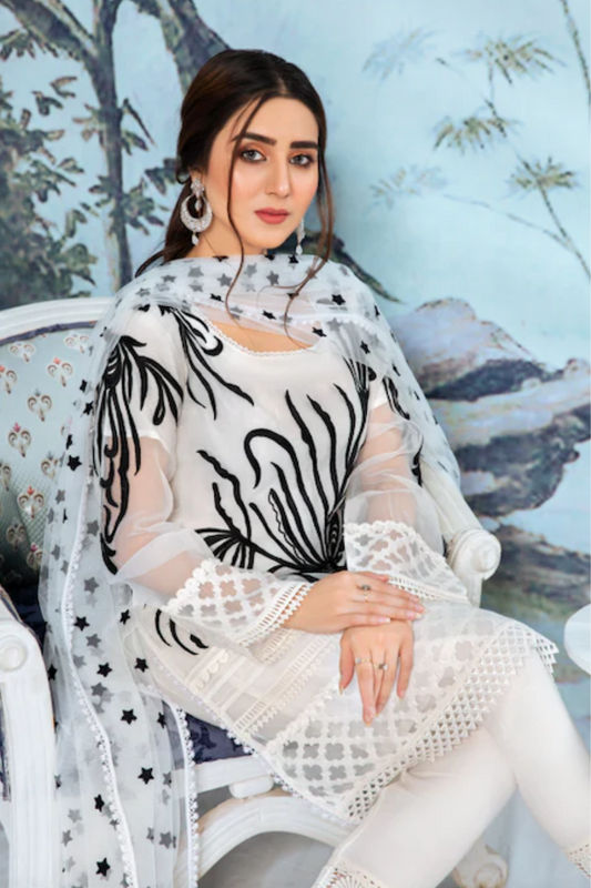 white & black party wear ready made salwar kameez in dubai uae