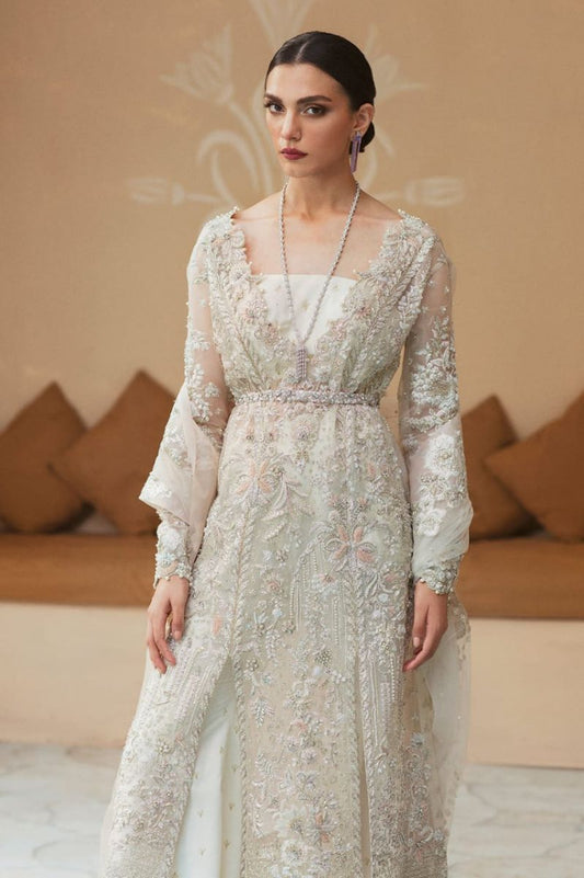 White Handmade Bridal Maxi