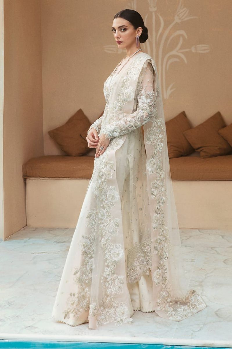 White Nikah Dress for Bride Online in Dubai SALWAR MAHAL