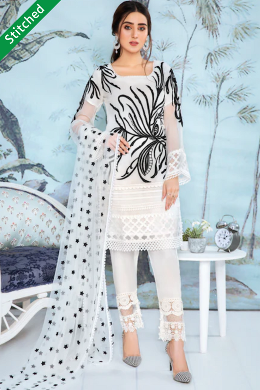 buy white salwar kameez online in dubai